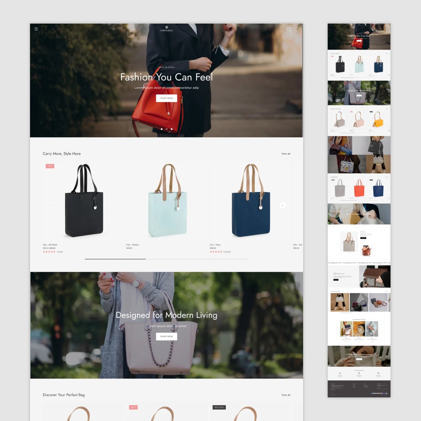 Coralique Bags