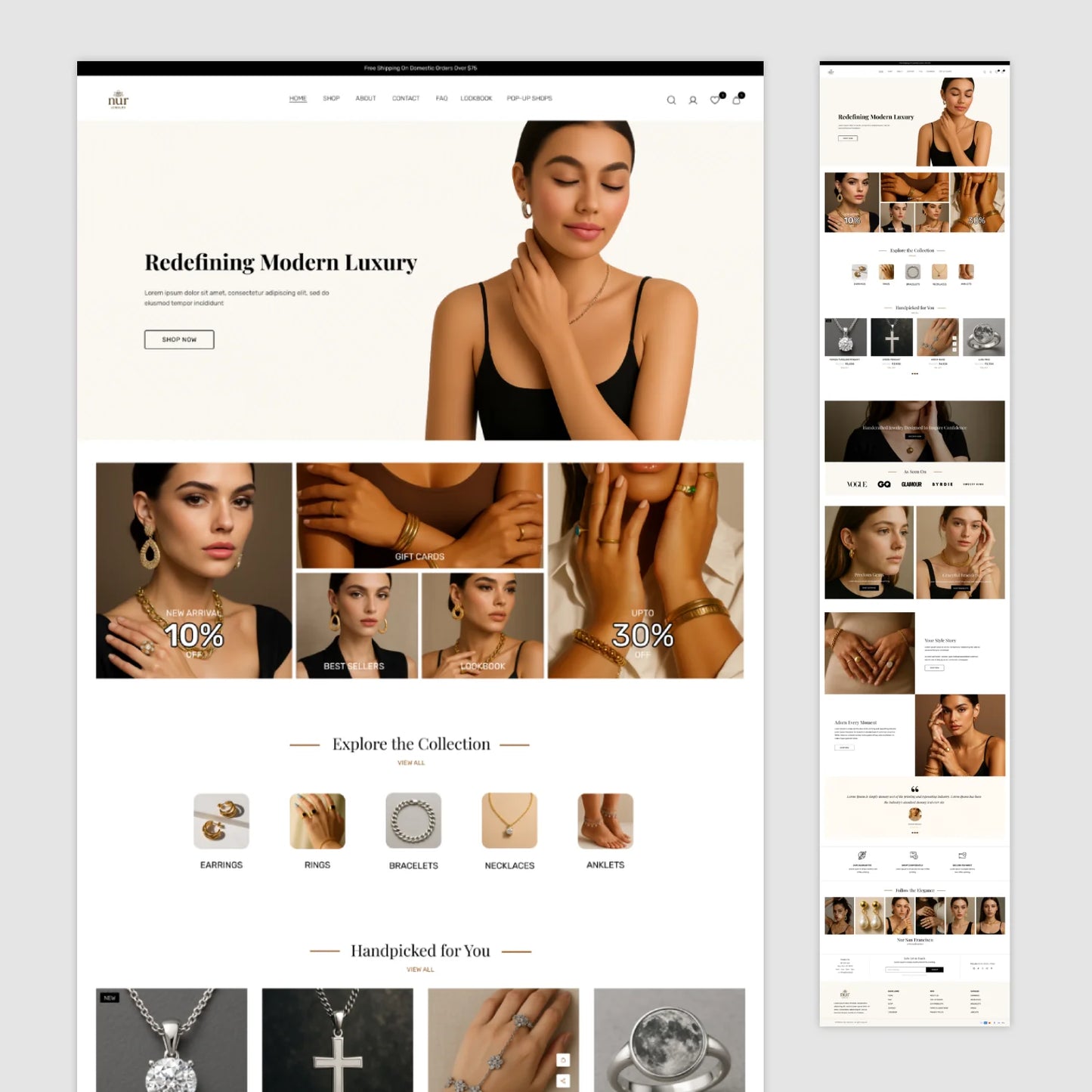 Women Jewellery Template