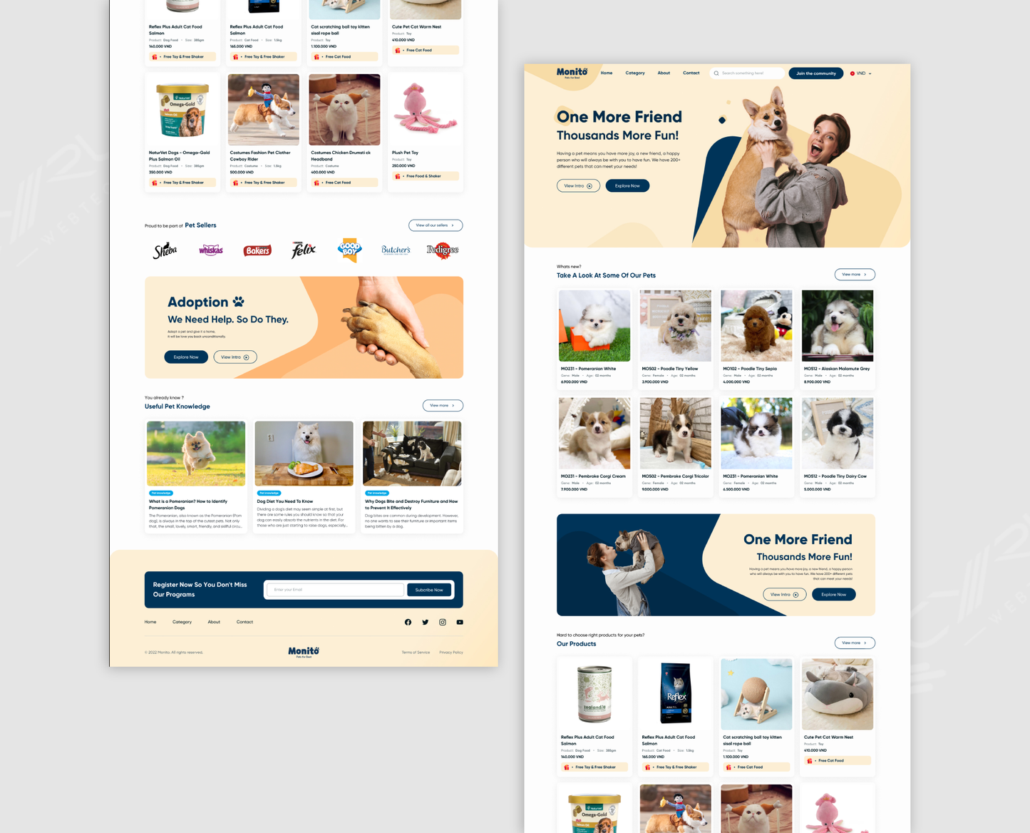 Pet eCommerce – Free Figma Template