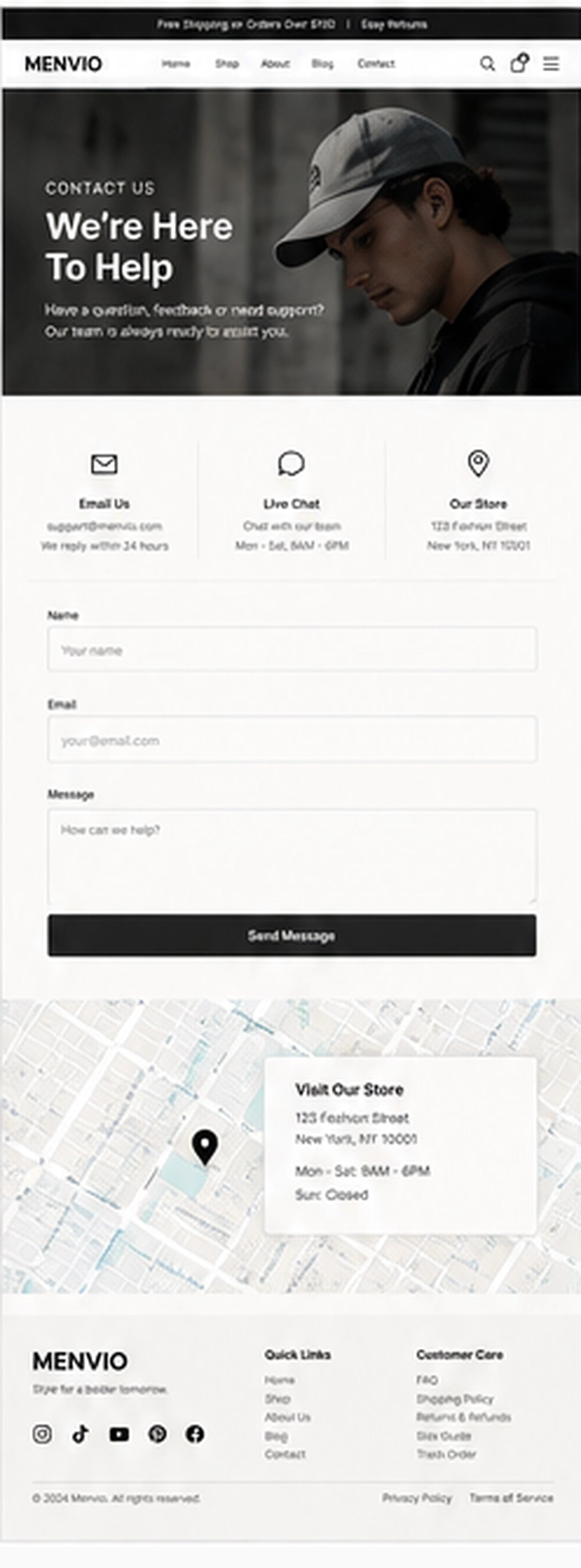 Contact preview