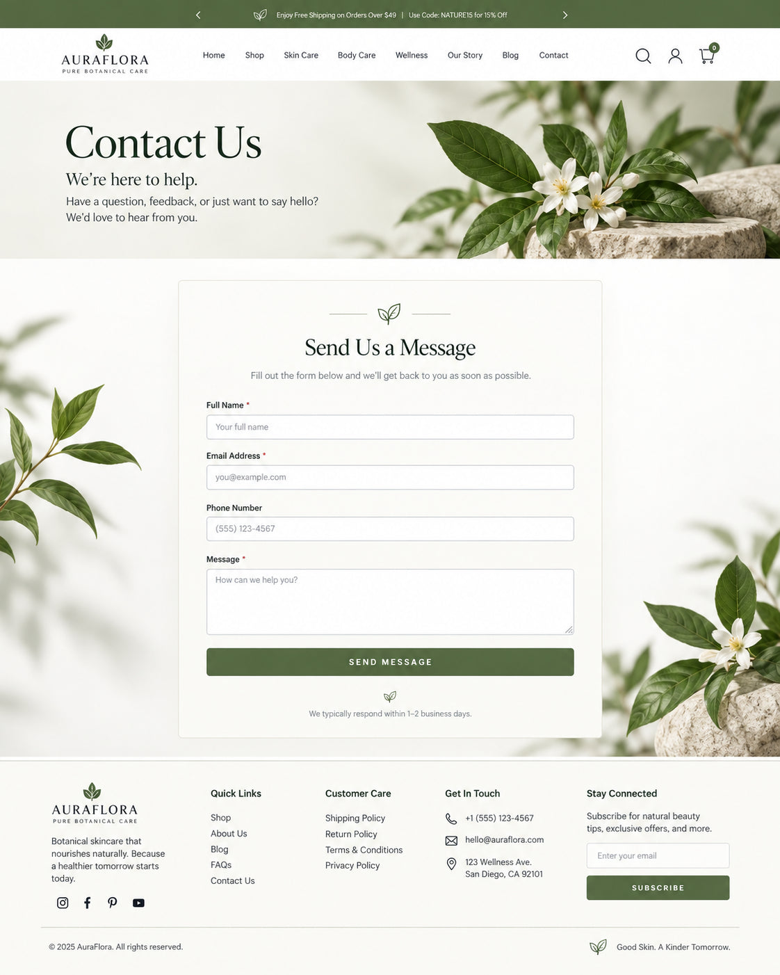Contact preview
