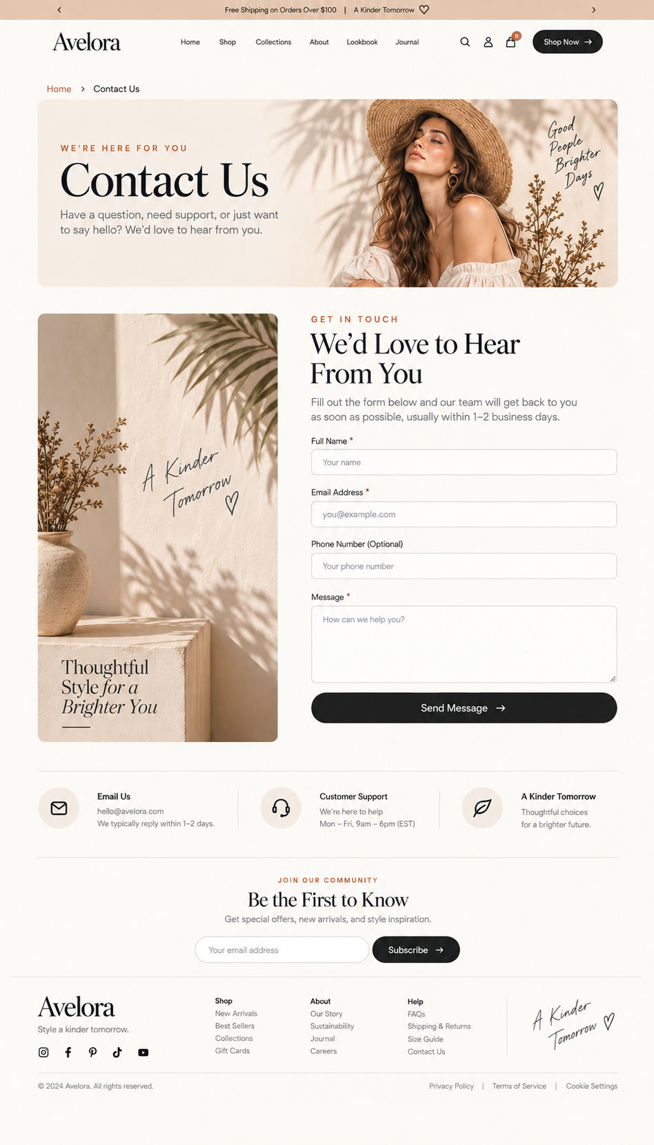 Contact preview