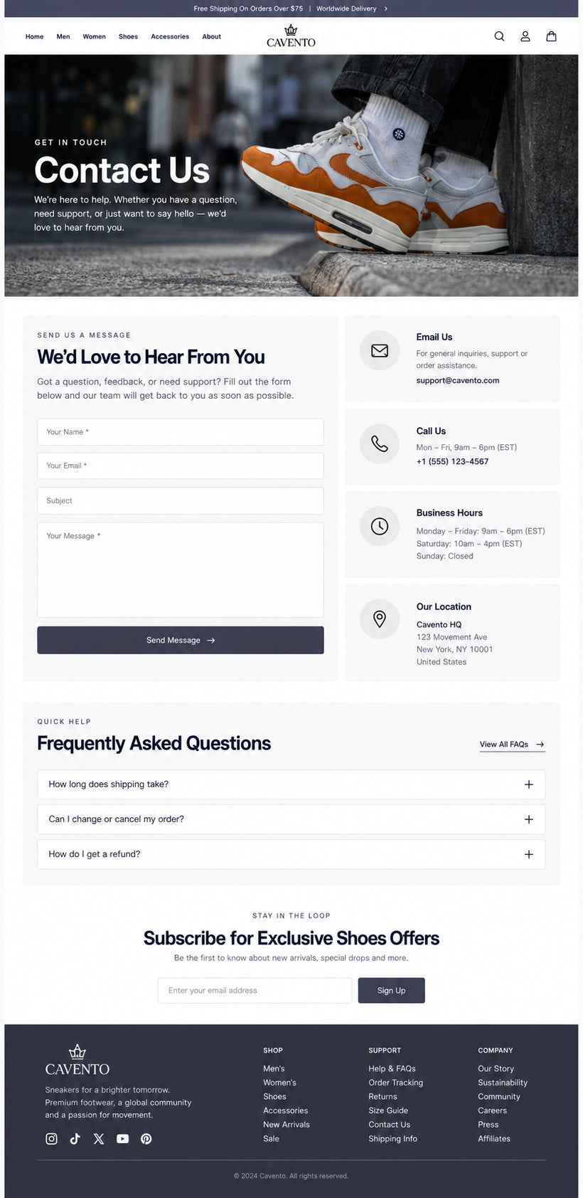 Contact preview
