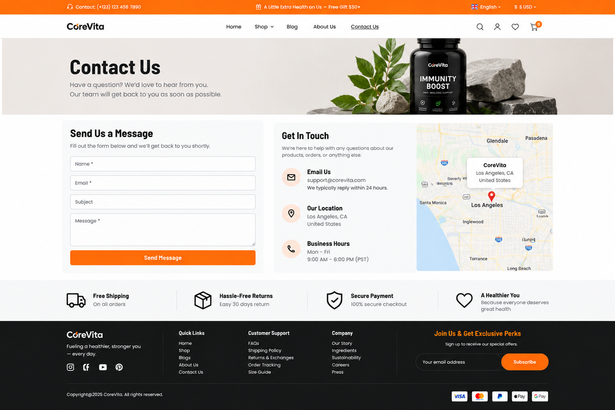 Contact preview