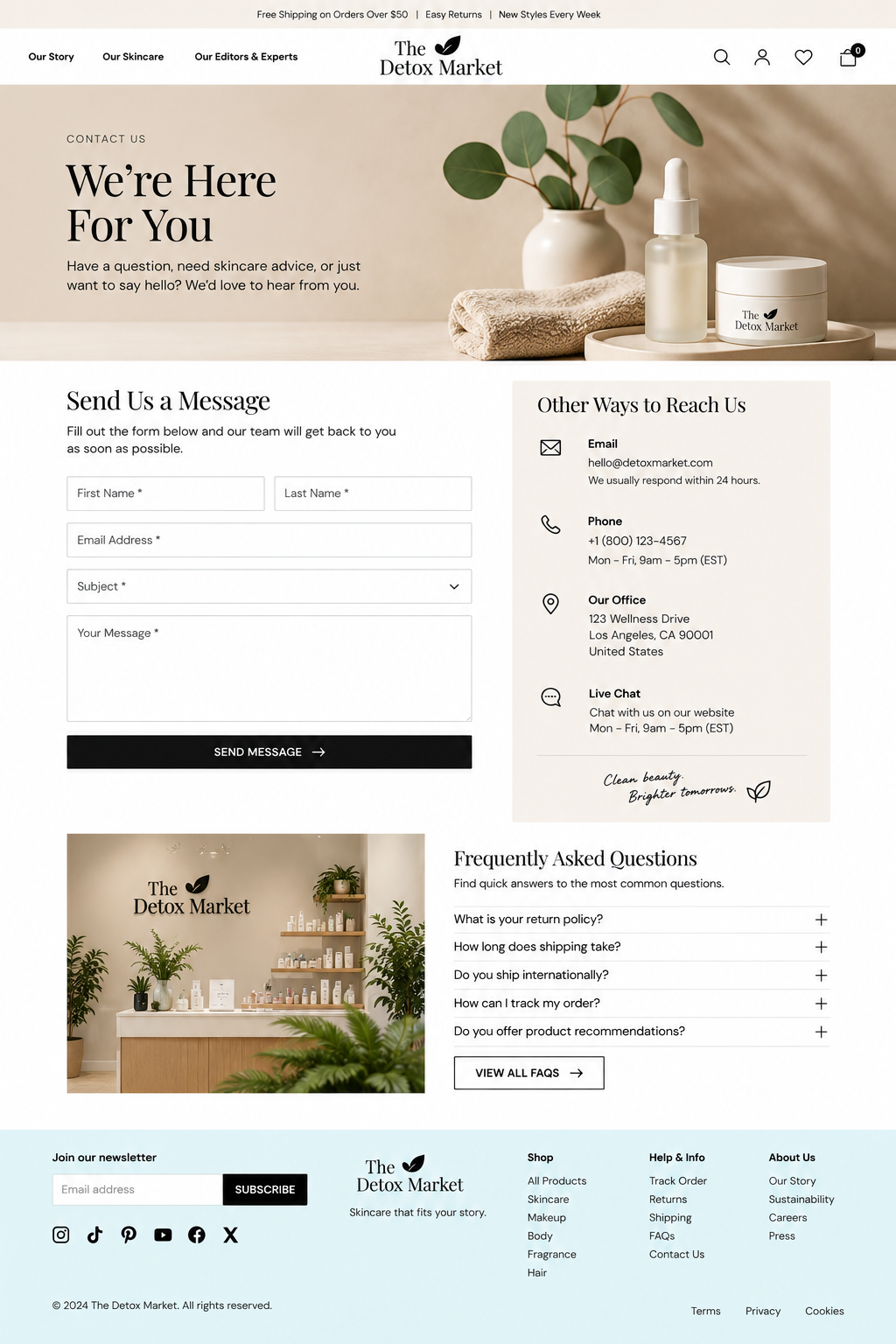 Contact preview