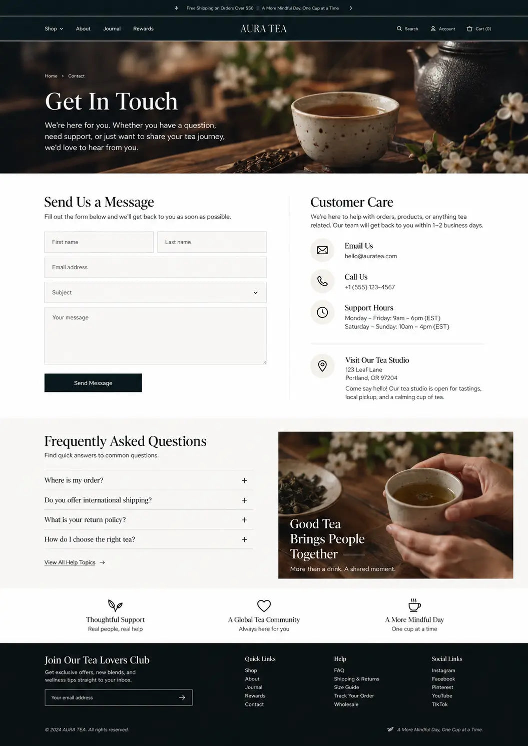 Contact preview