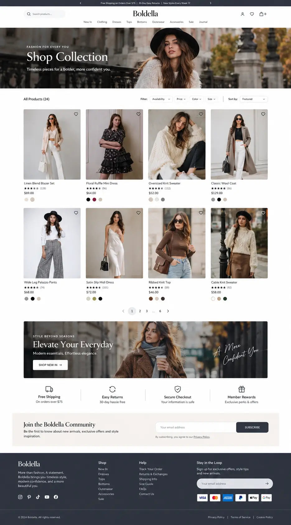 Collection preview