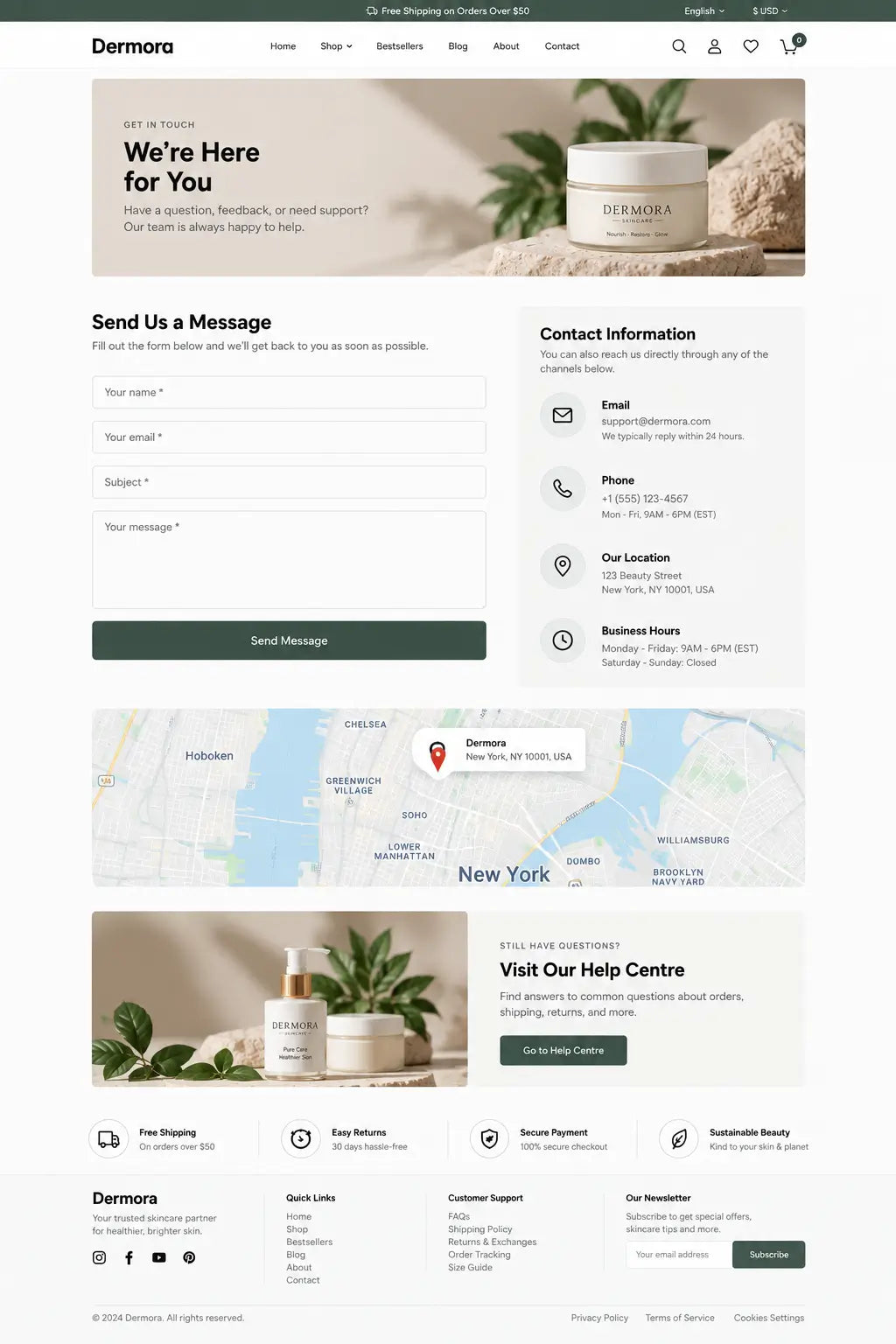 Contact preview