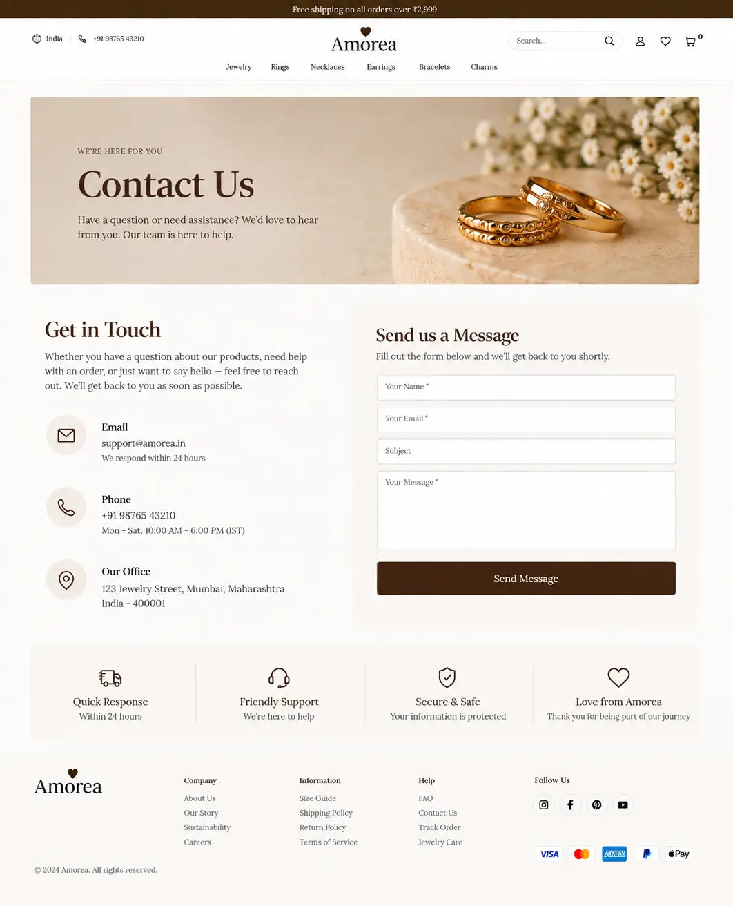 Contact preview