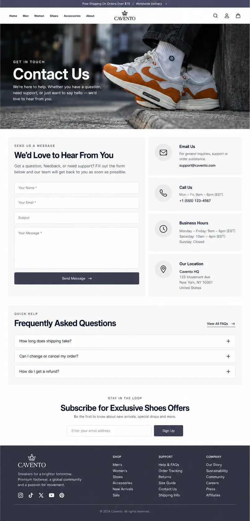 Contact preview