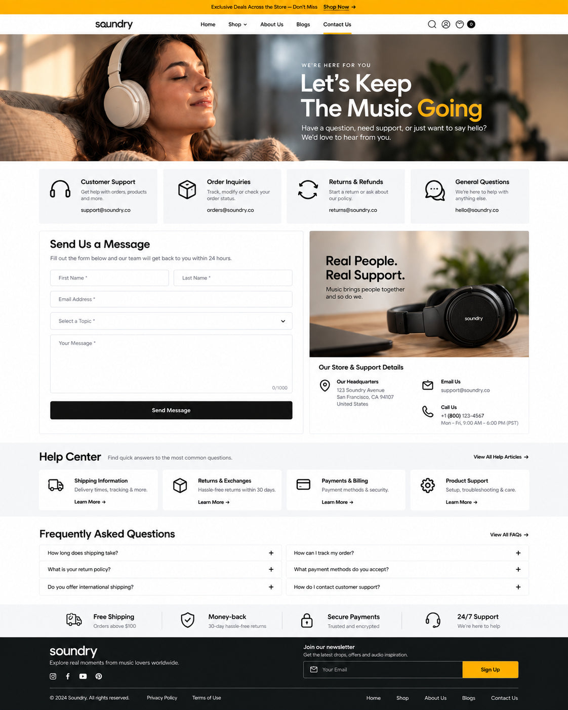 Contact preview