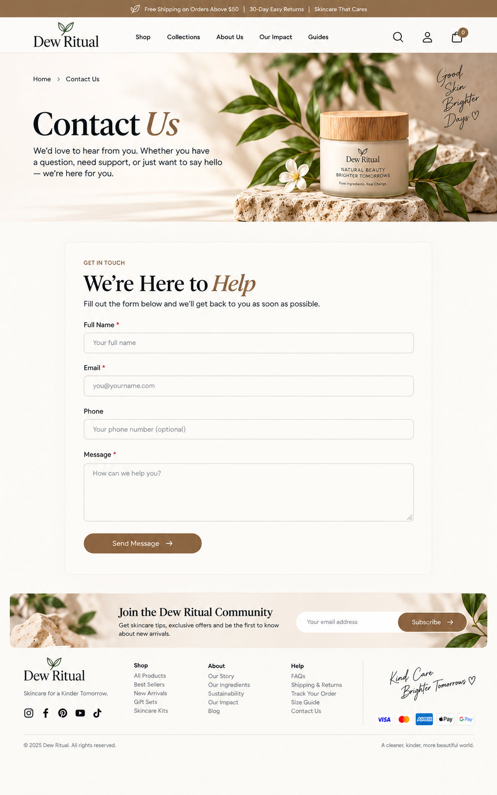 Contact preview