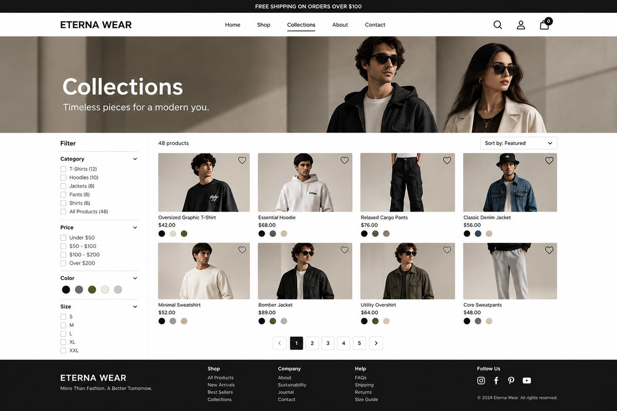 Collection preview