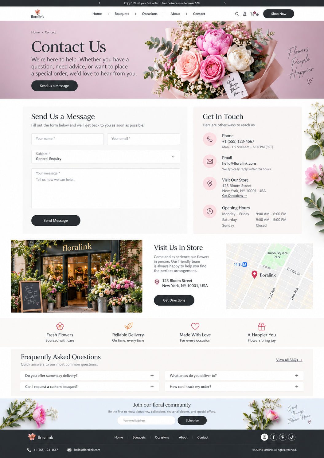Contact preview