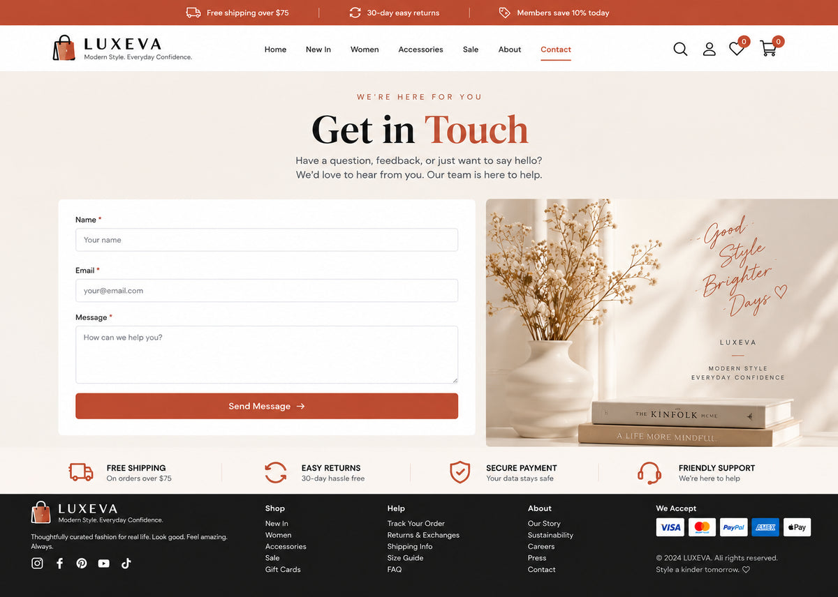Contact preview
