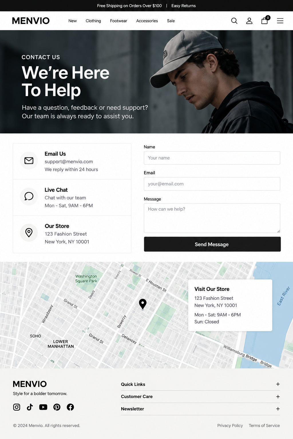 Contact preview