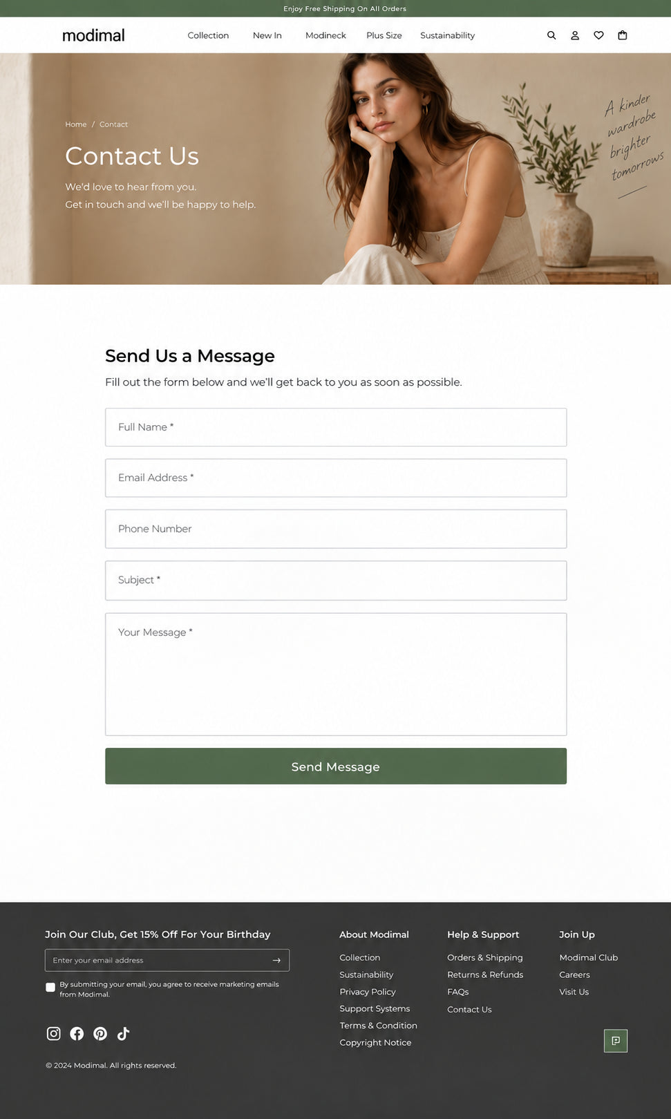 Contact preview