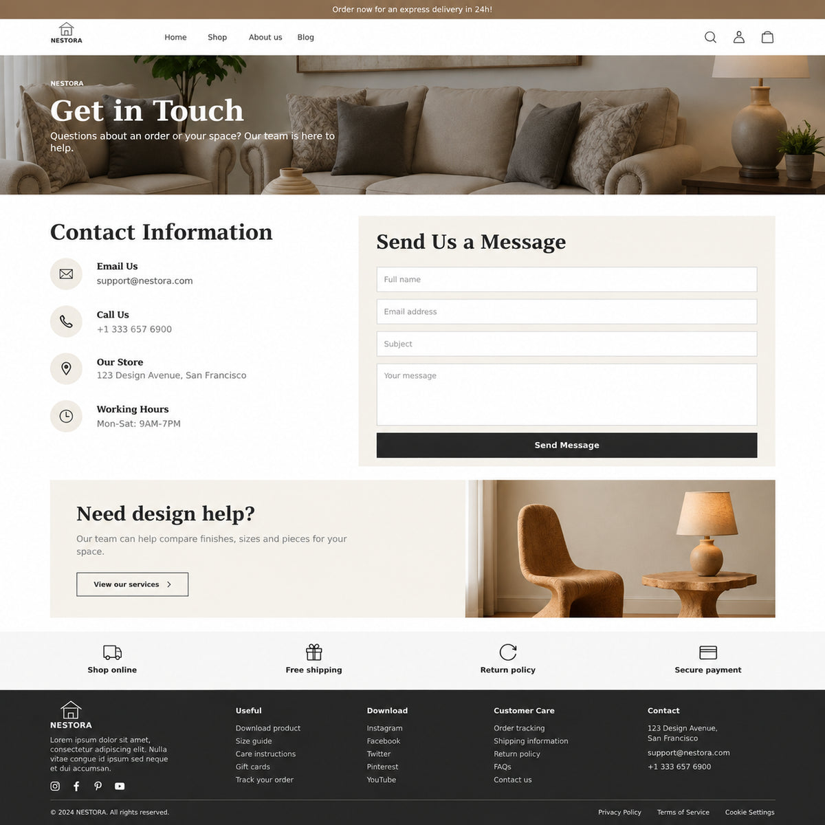 Contact preview