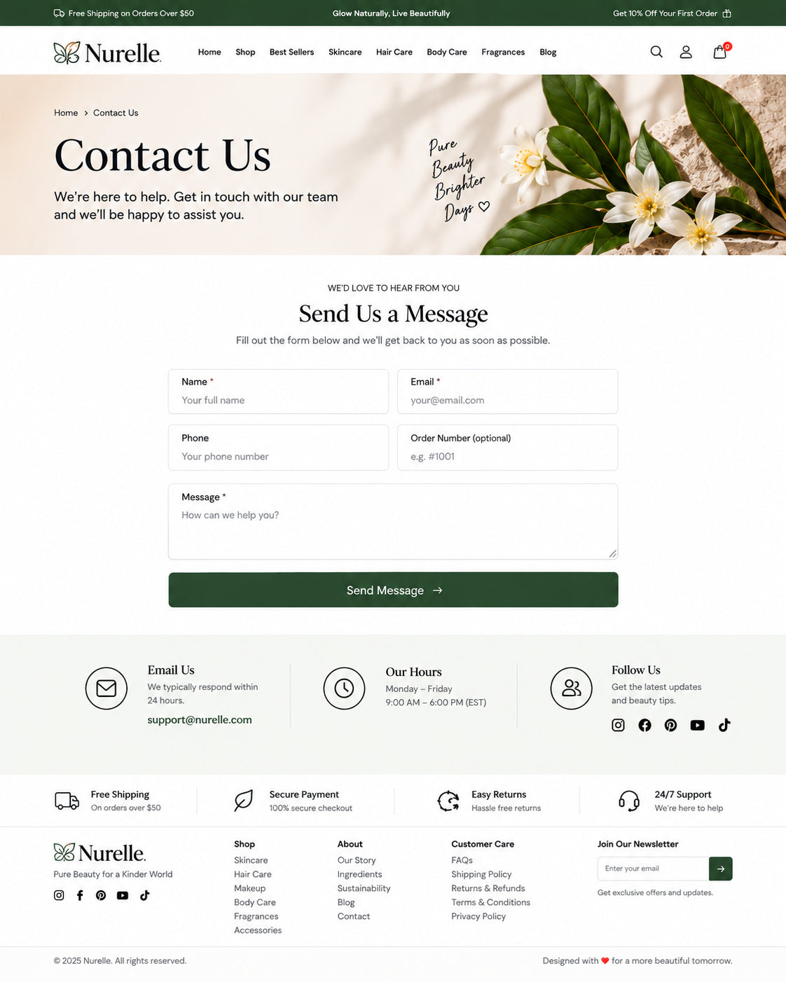 Contact preview