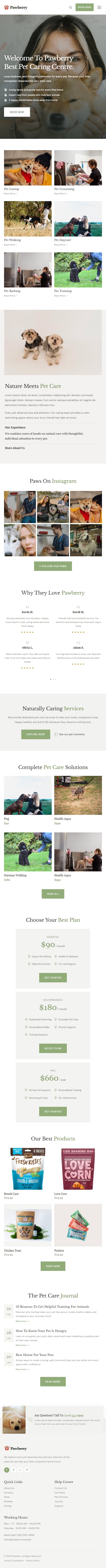 AURELLE mobile home page preview