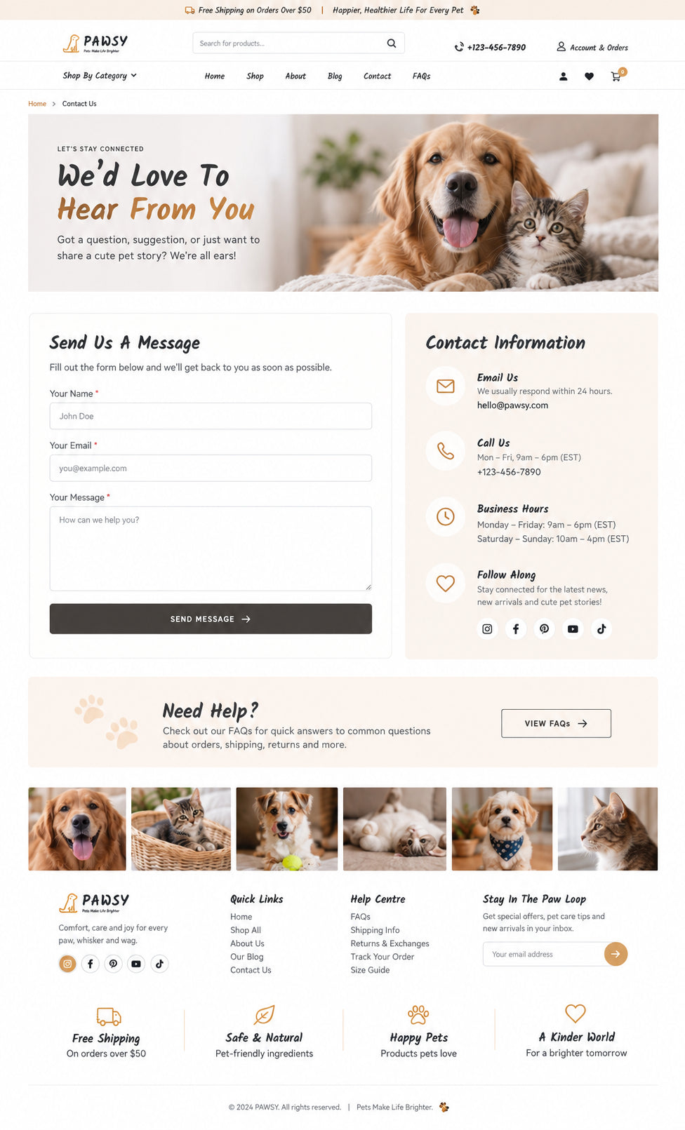 Contact preview