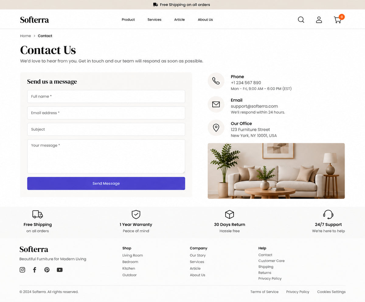 Contact preview