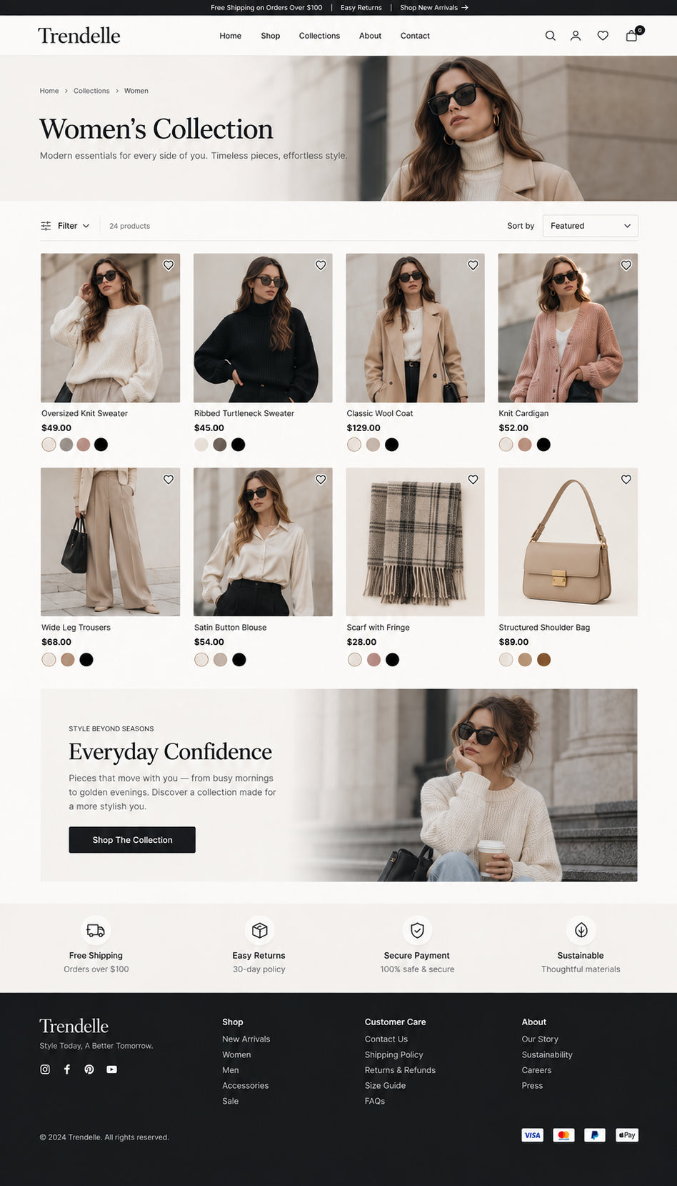 Collection preview