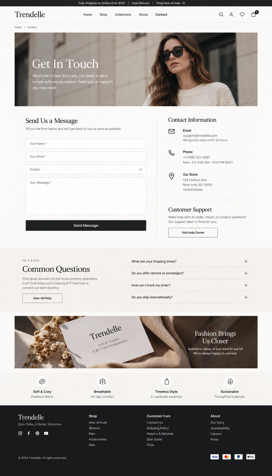 Contact preview