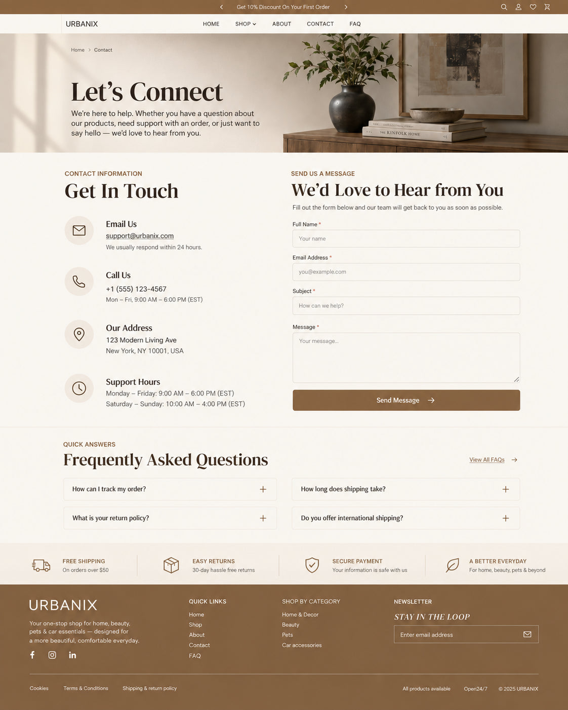 Contact preview