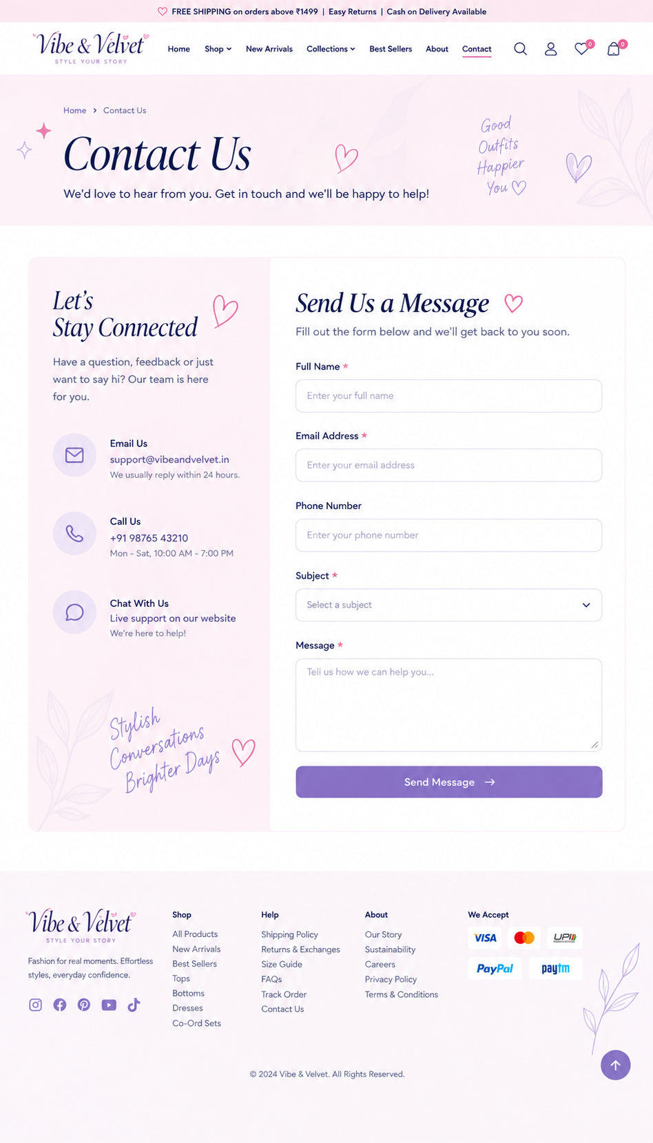 Contact preview