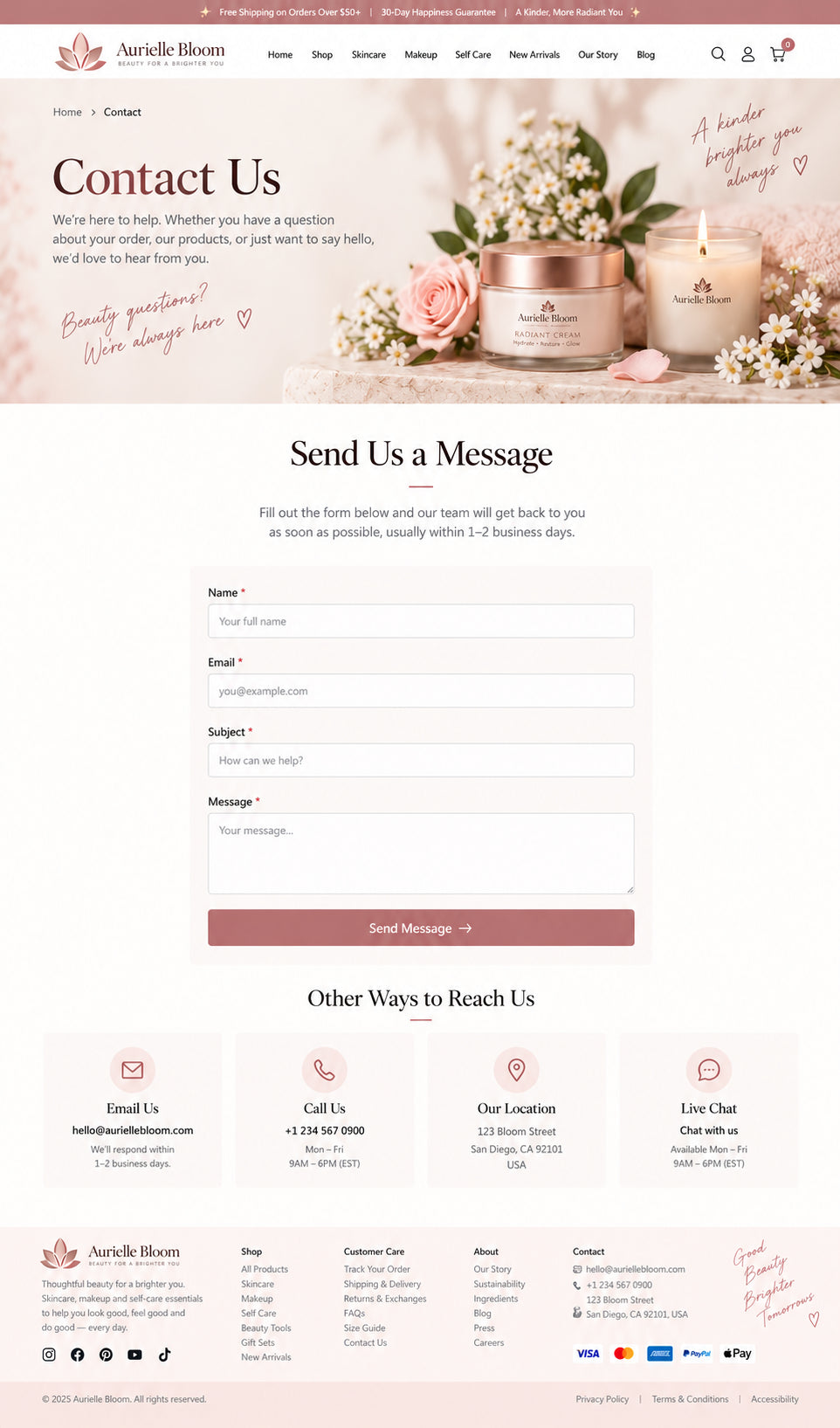 Contact preview