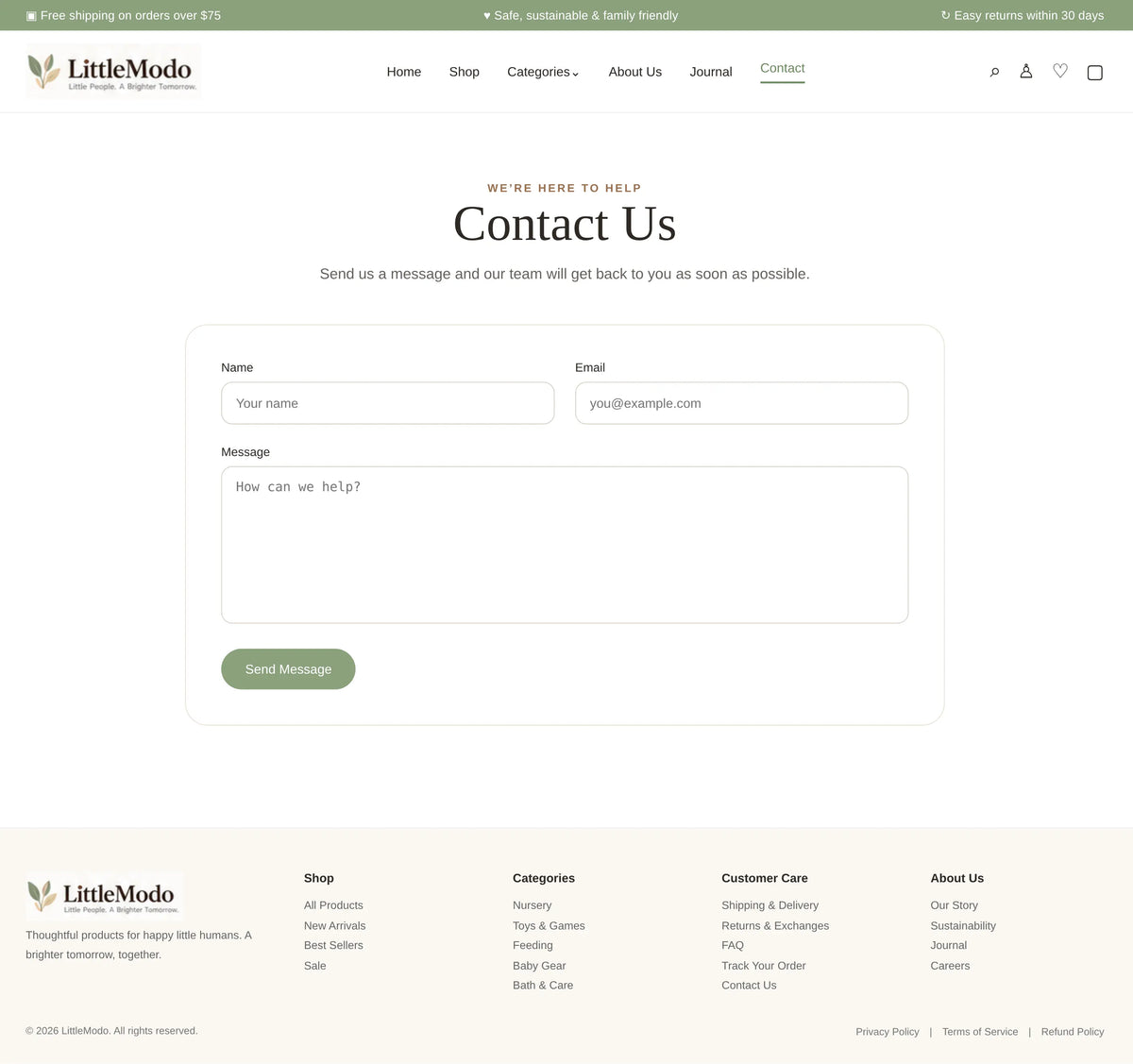 Contact preview