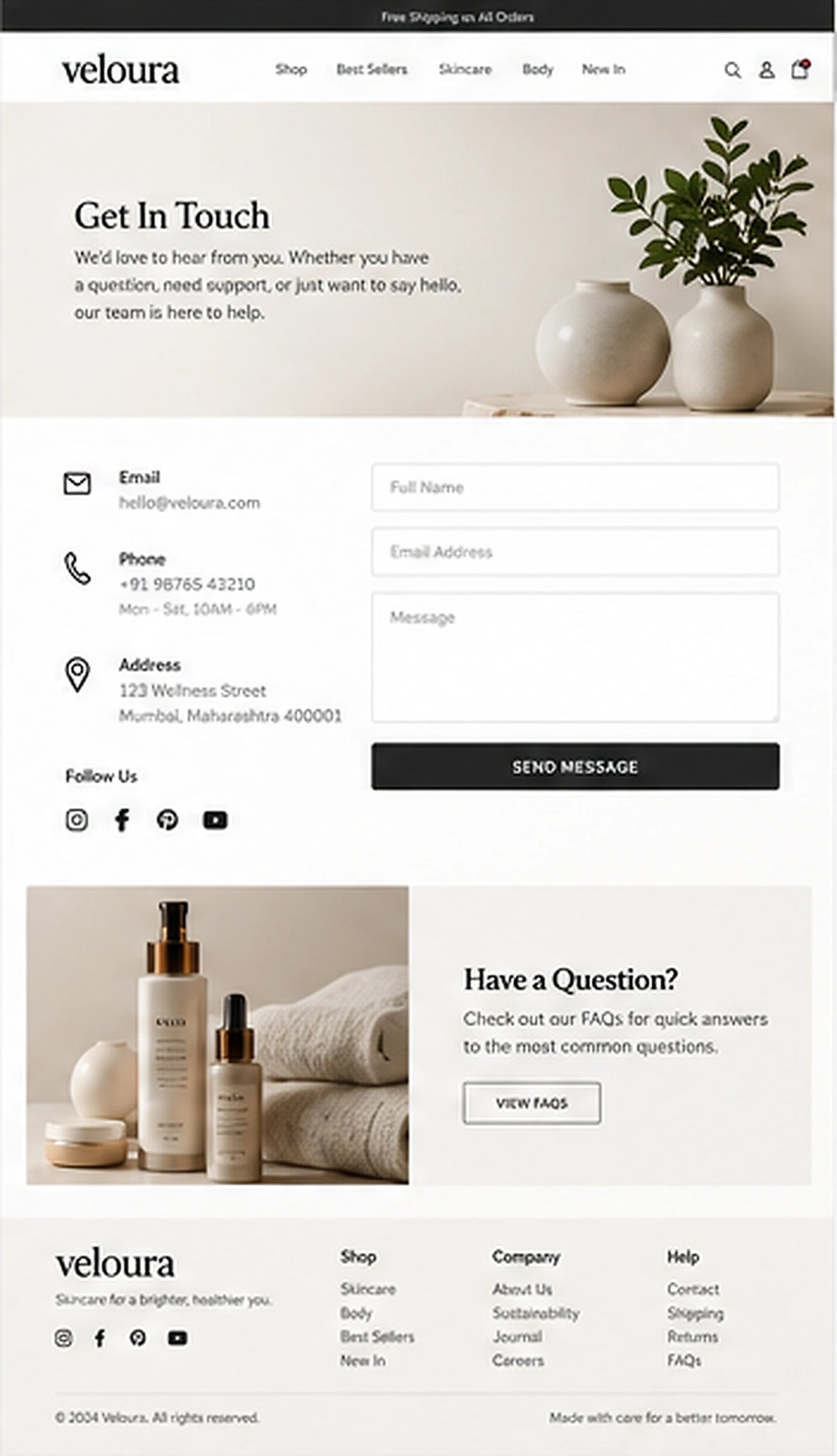 Contact preview