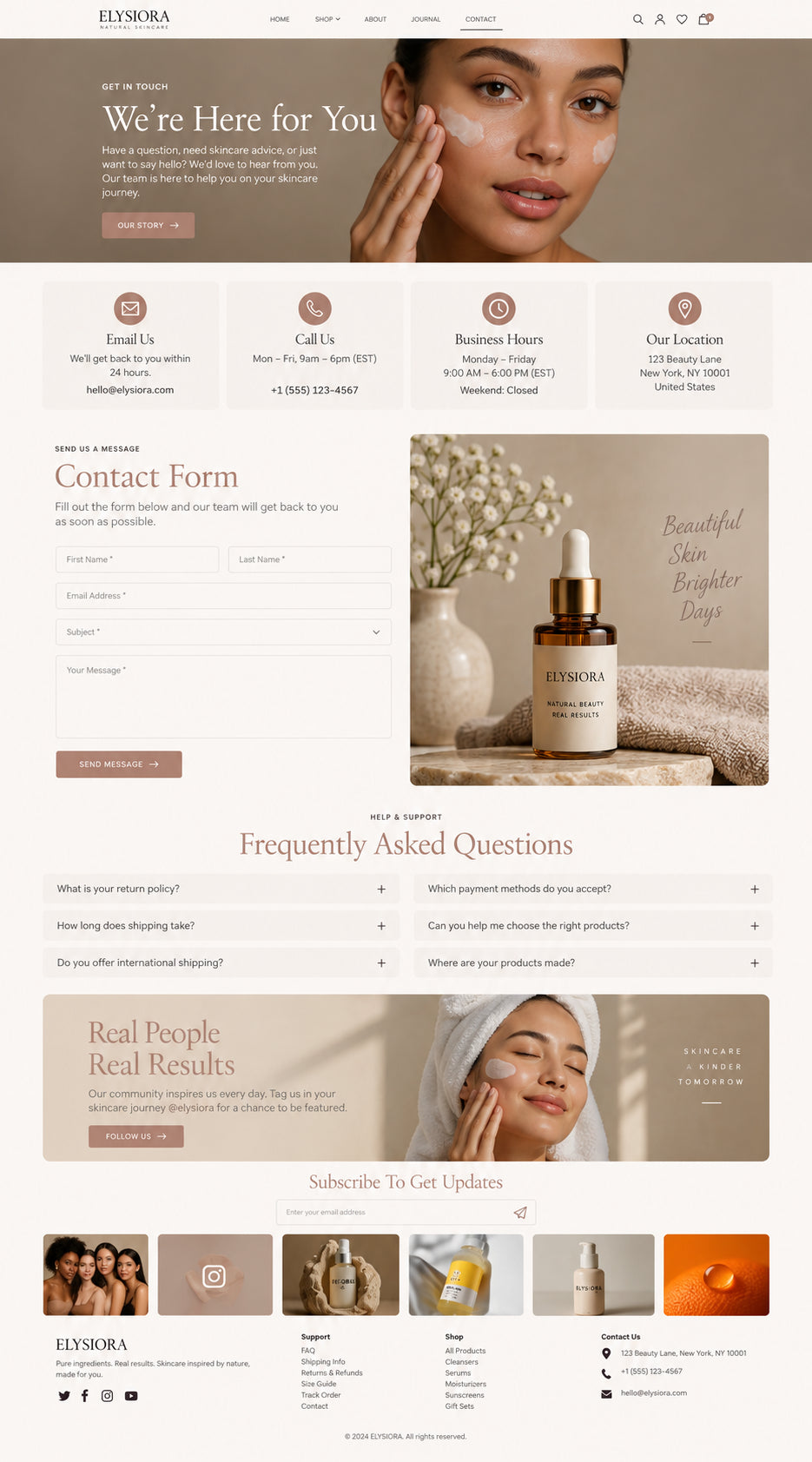 Contact preview