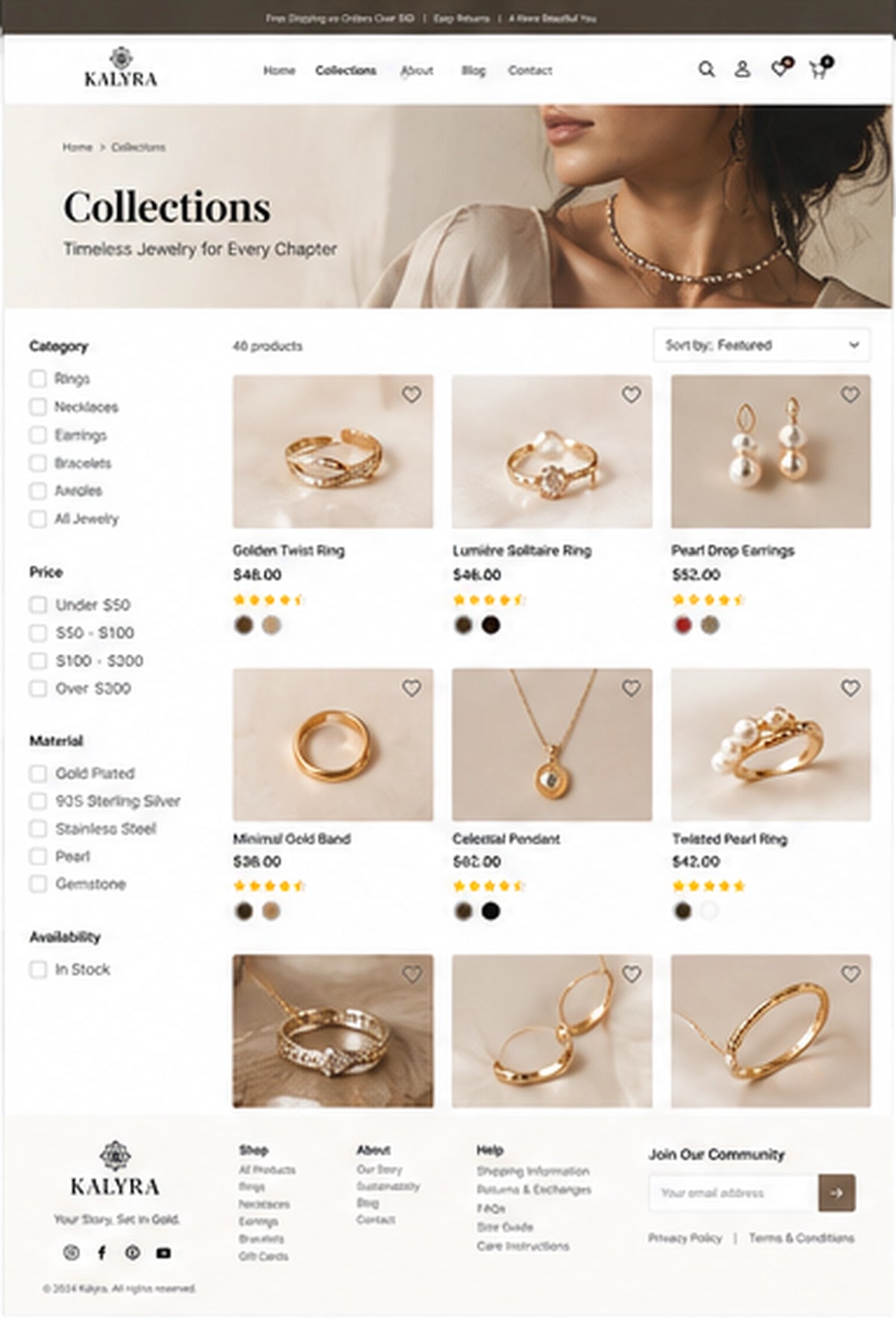 Collection preview