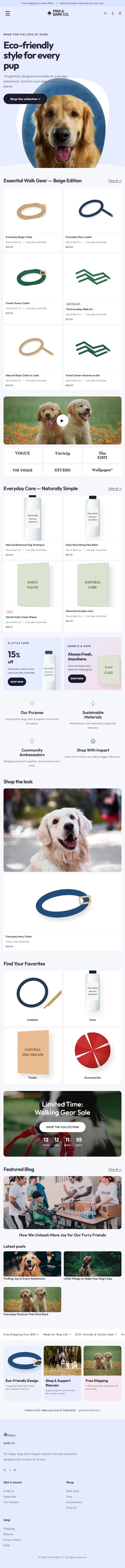 AURELLE mobile home page preview