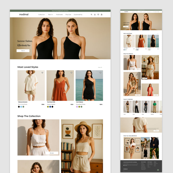 Women Clothing Template