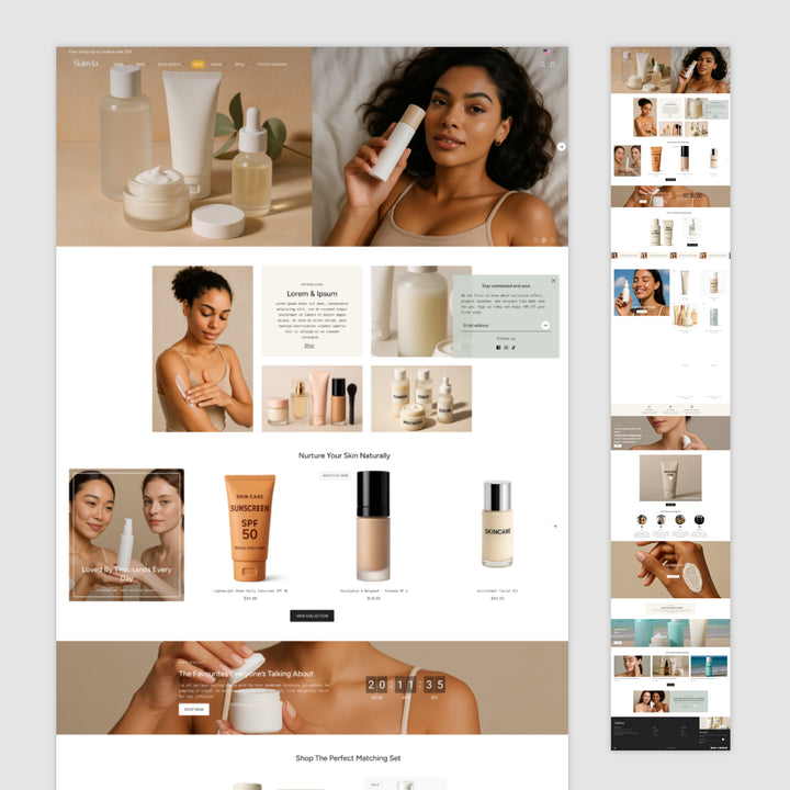  Skinvia Skincare Template