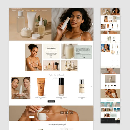  Skinvia Skincare Template