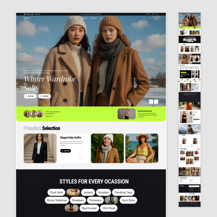 Elanora Women Clothing Template