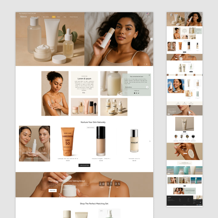  Skinvia Skincare Template