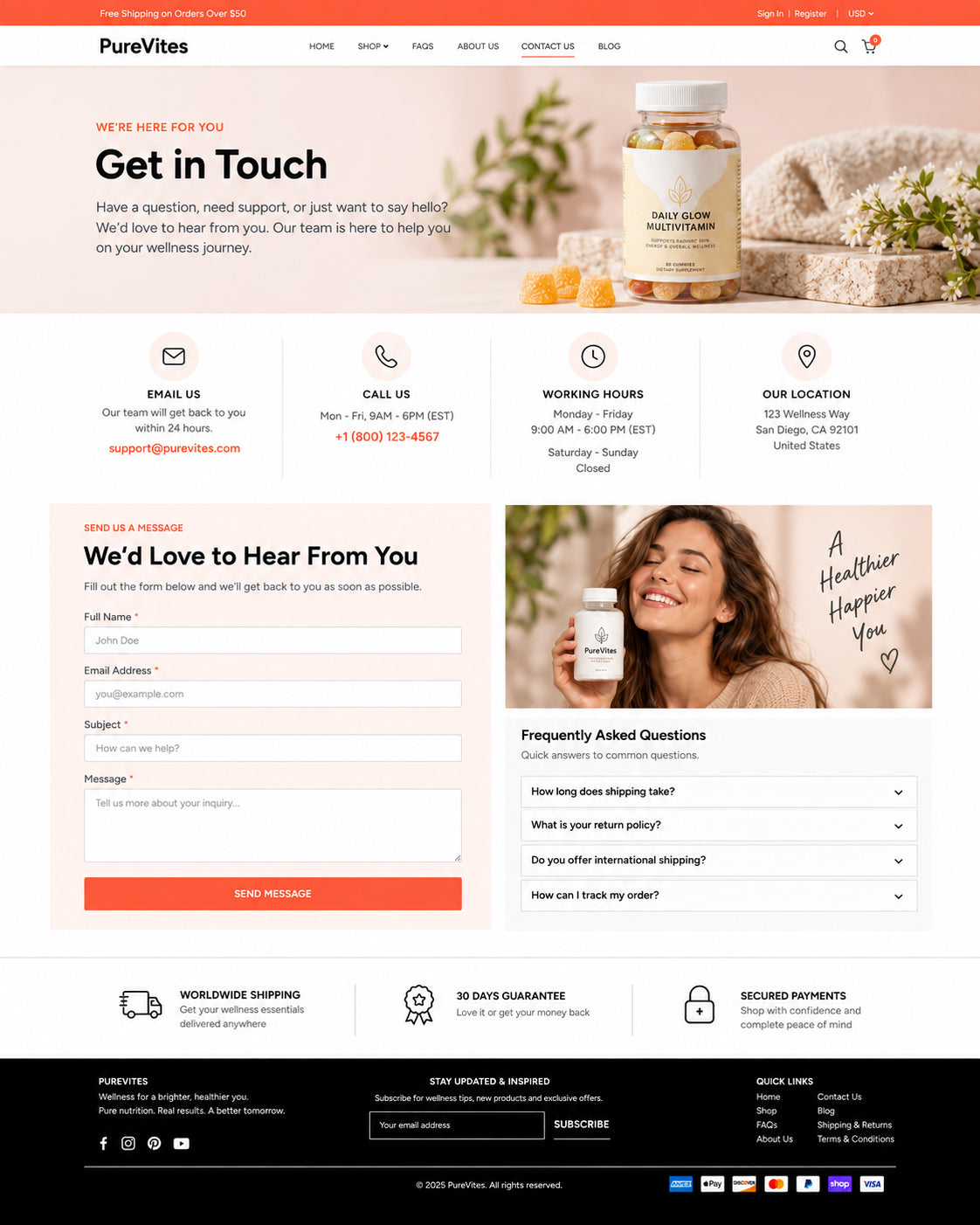 Contact preview