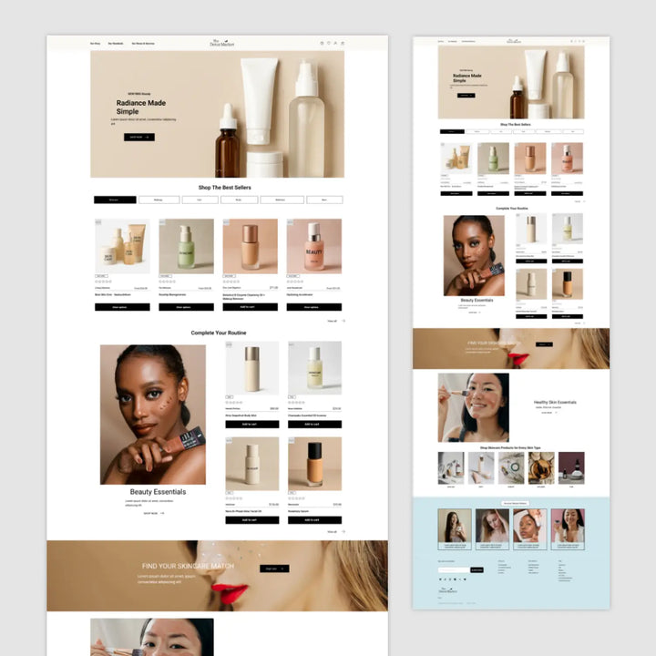 Natural Skincare Template